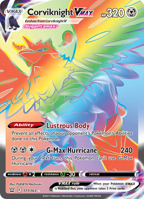 Corviknight VMAX, Battle Styles 171/163