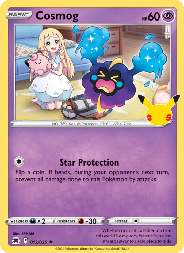 Cosmog, Celebrations 013/025