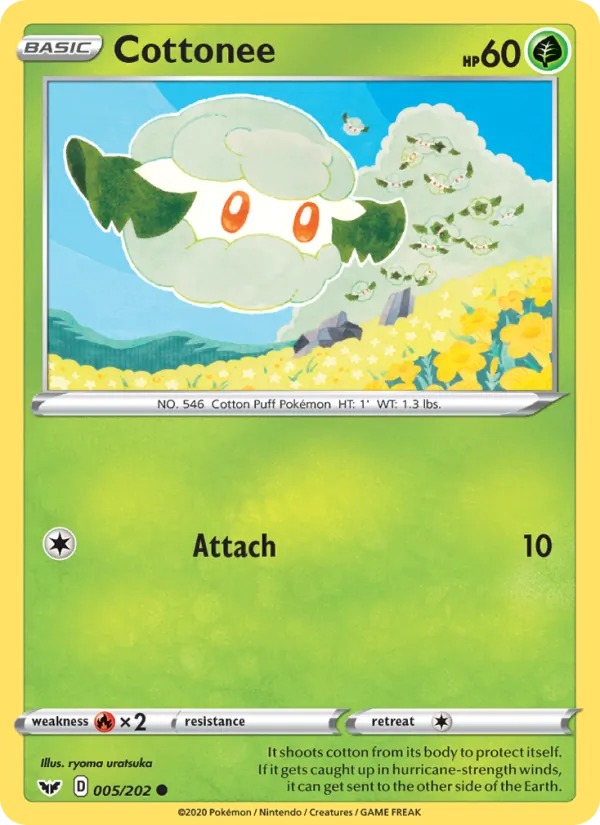 Cottonee, Sword & Shield 005/202