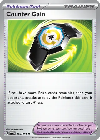 Counter Gain, Surging Sparks 169/191