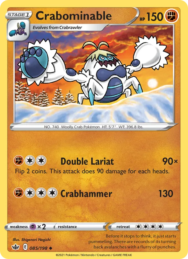 Crabominable, Chilling Reign 085/198