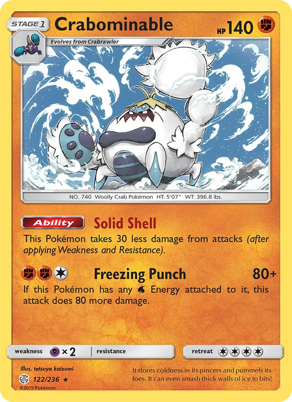 Crabominable, Cosmic Eclipse 122/236