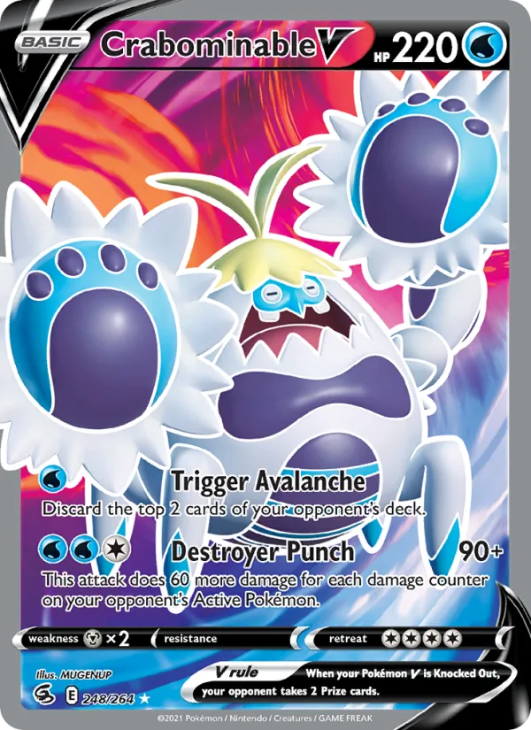 Crabominable V, Fusion Strike 248/264