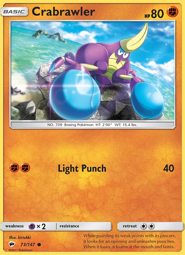 Crabrawler, Burning Shadows 073/147