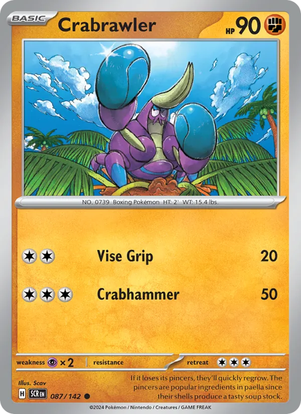 Crabrawler, Stellar Crown 087/142