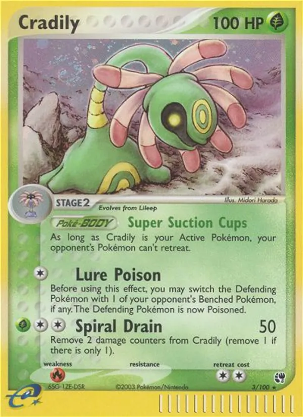 Cradily, Sandstorm 003/100