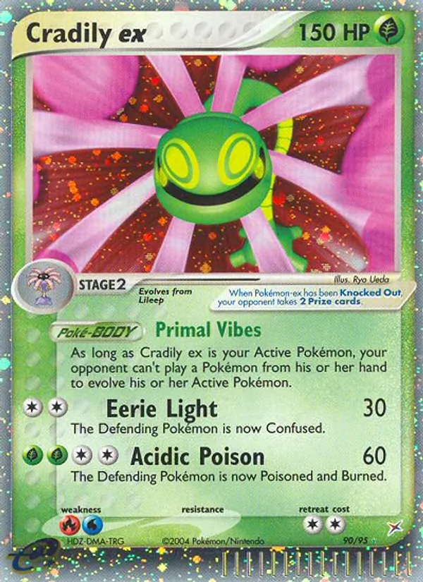 Cradily EX, Team Magma vs Team Aqua 090/095