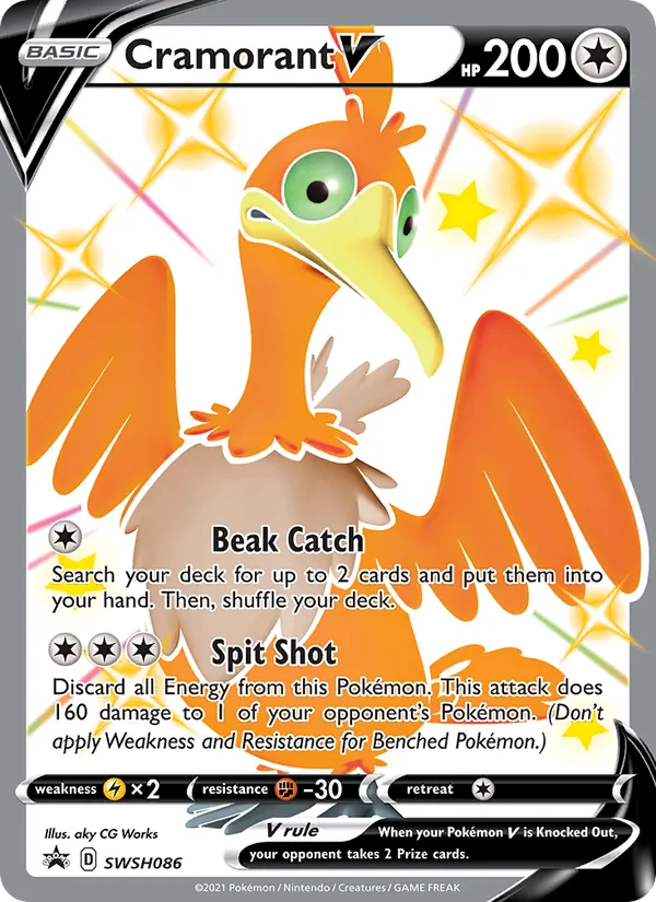Cramorant V, SWSH Black Star Promos SWSH086/307