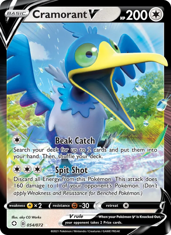 Cramorant V, Shining Fates 054/072