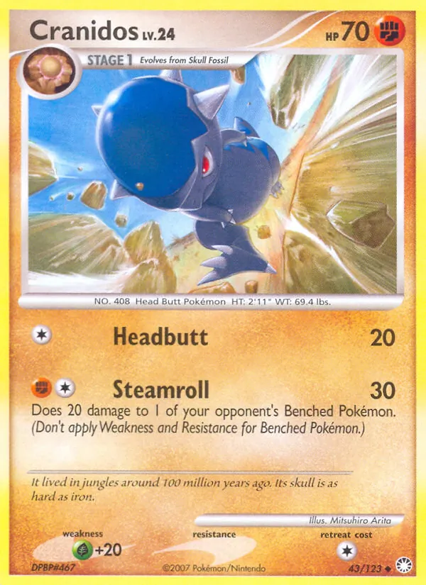 Cranidos, Mysterious Treasures 043/123