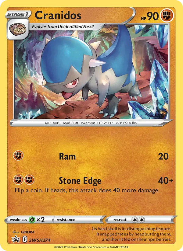 Cranidos, SWSH Black Star Promos SWSH274/307
