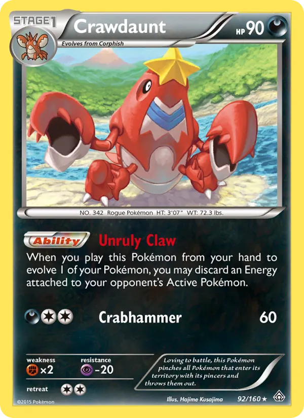 Crawdaunt, Primal Clash 092/160