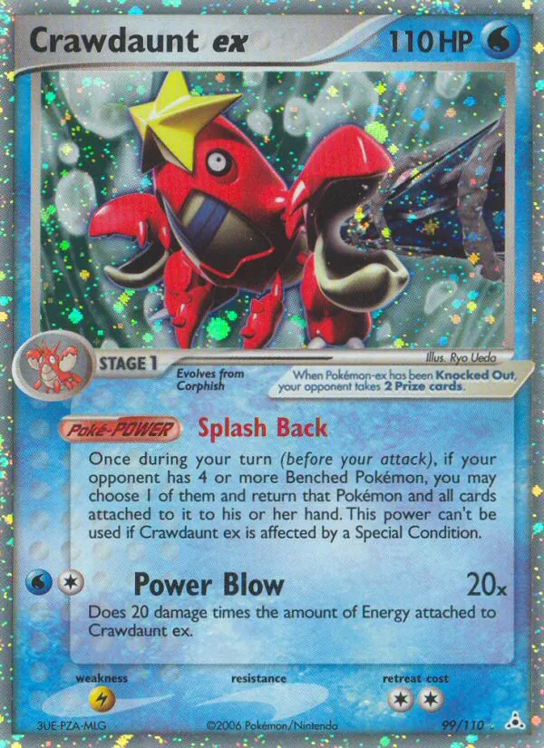 Crawdaunt EX, Holon Phantoms 099/110
