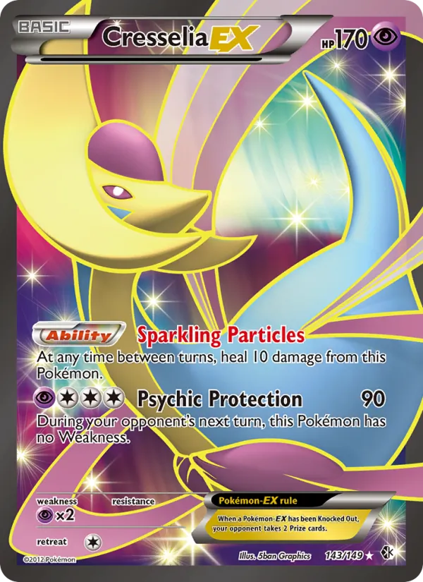 Cresselia-EX, Boundaries Crossed 143/149