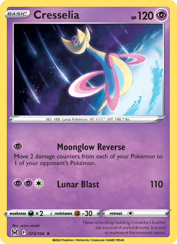 Cresselia, Lost Origin 074/196