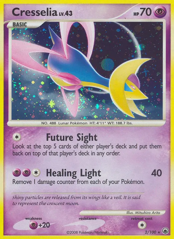 Cresselia, Majestic Dawn 002/100