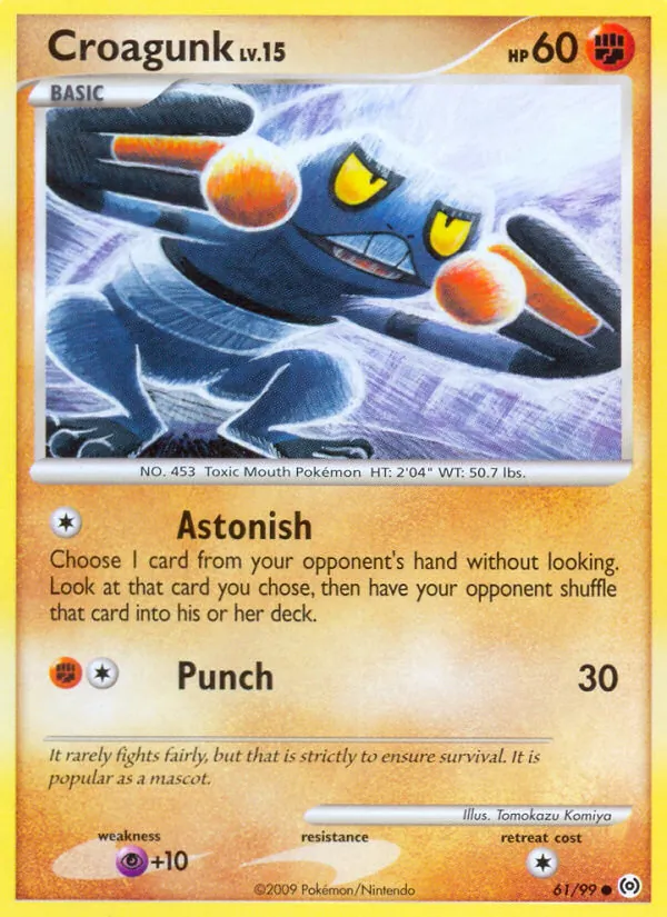 Croagunk, Arceus 061/099