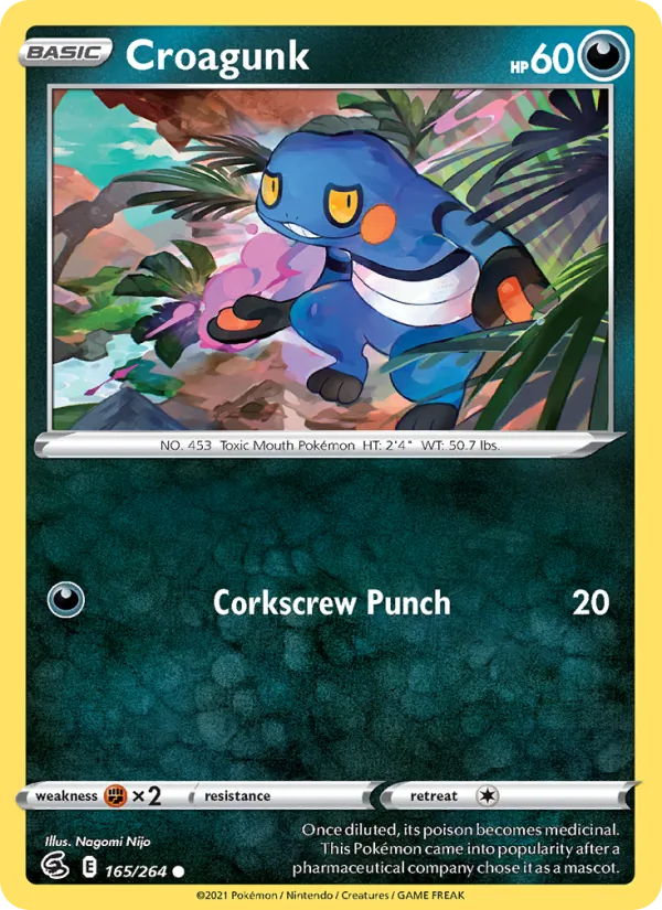 Croagunk, Fusion Strike 165/264