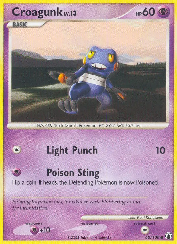 Croagunk, Majestic Dawn 060/100