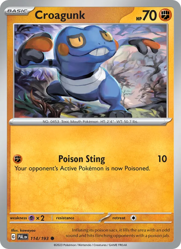 Croagunk, Paldea Evolved 114/193