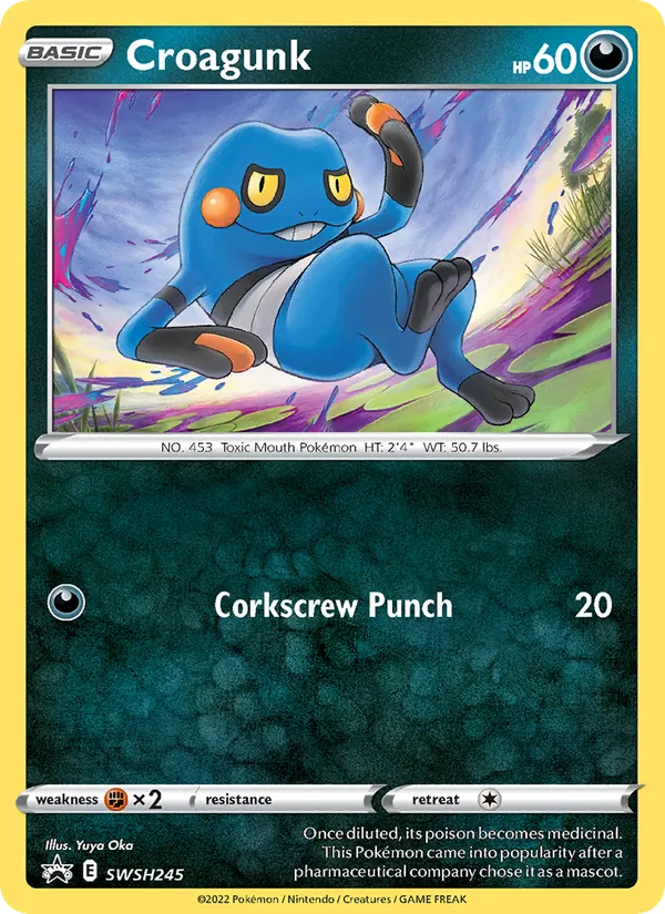 Croagunk, SWSH Black Star Promos SWSH245/307