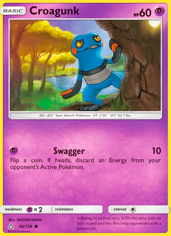 Croagunk, Ultra Prism 056/156