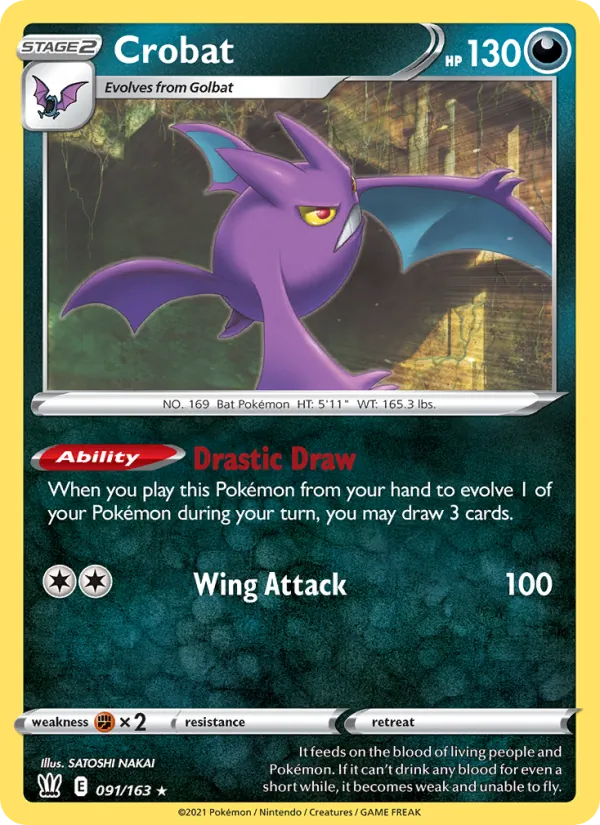 Crobat, Battle Styles 091/163