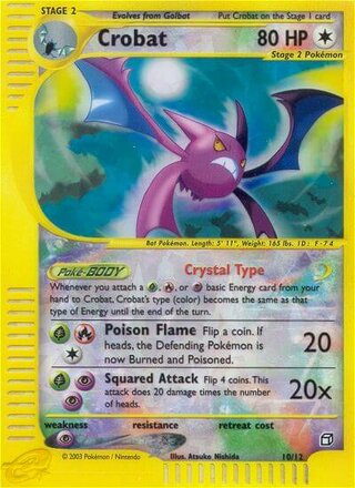 Crobat, Box Toppers (e-Card Series) 010/012