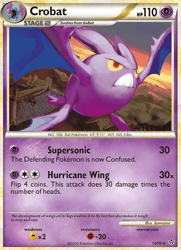 Crobat, Unleashed 014/095
