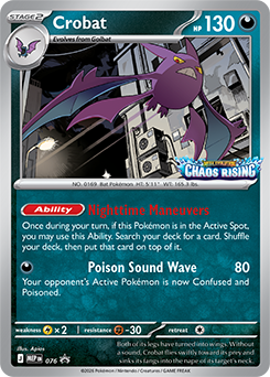Crobat, MEP Black Star Promos 076