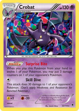 Crobat, WC Deck 2015 (Punches 'n' Bites) 033/119