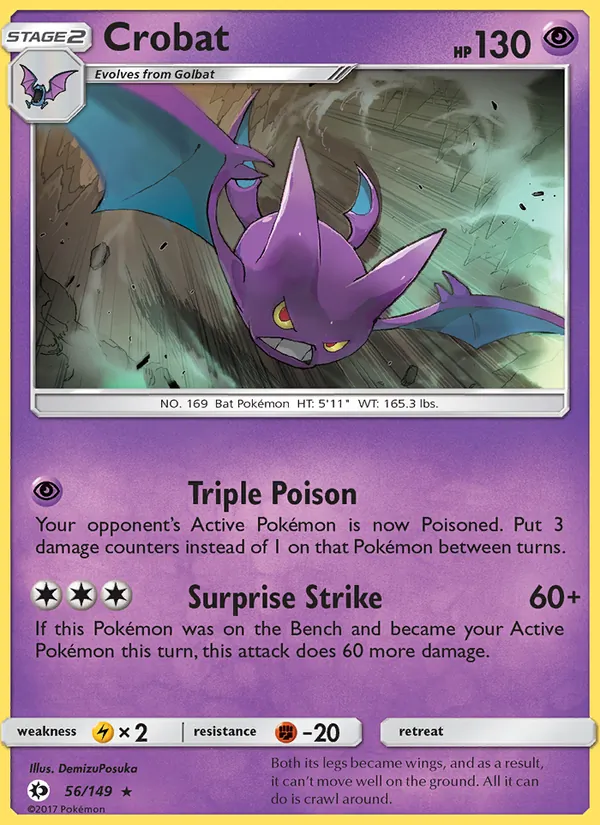 Crobat, Sun & Moon 056/149