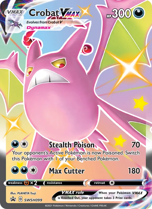 Crobat VMAX, SWSH Black Star Promos SWSH099/307