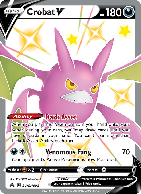 Crobat V, SWSH Black Star Promos SWSH098/307