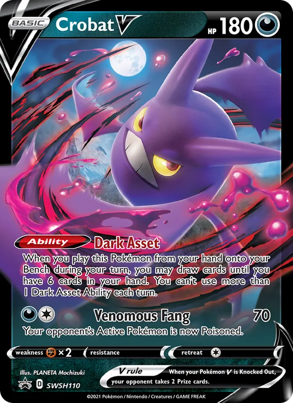 Crobat V, SWSH Black Star Promos SWSH110/307