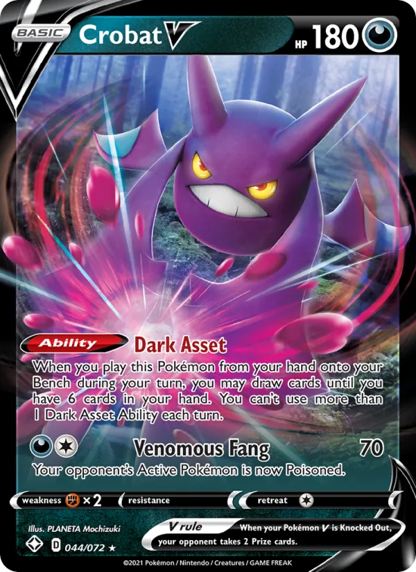 Crobat V, Shining Fates 044/072