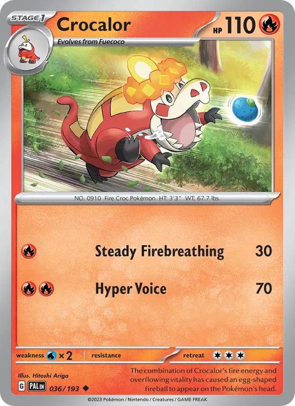 Crocalor, Paldea Evolved 036/193
