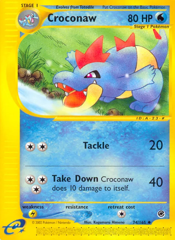 Croconaw, Expedition Base Set 074/165