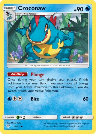 Croconaw, Shining Legends 019/073