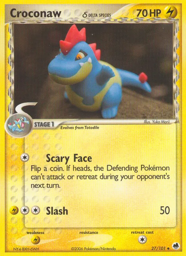 Croconaw δ, Dragon Frontiers 027/101