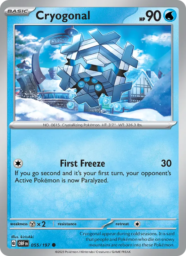 Cryogonal, Obsidian Flames 055/197