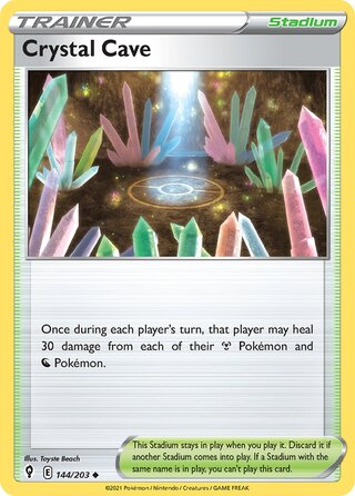Crystal Cave, Play! Pokémon Prize Pack Series One 144/203