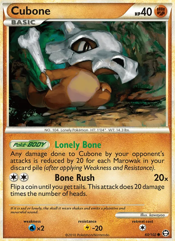 Cubone, Triumphant 060/102