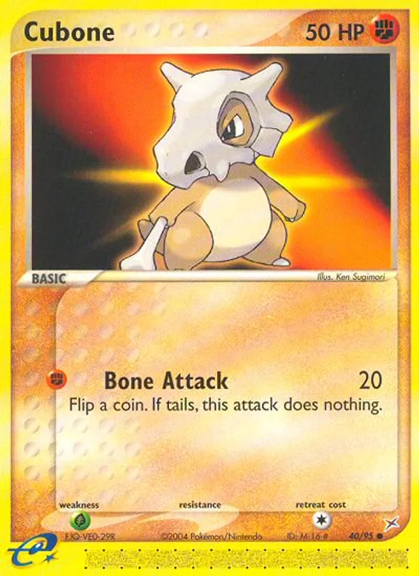 Cubone, Team Magma vs Team Aqua 040/095