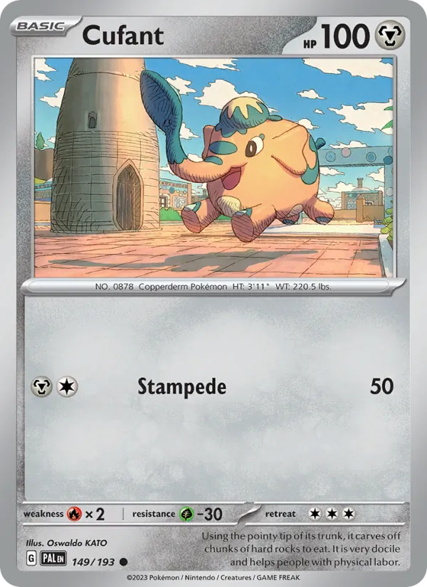 Cufant, Paldea Evolved 149/193
