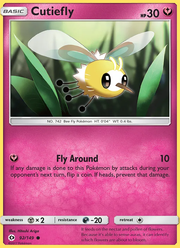 Cutiefly, Sun & Moon 092/149