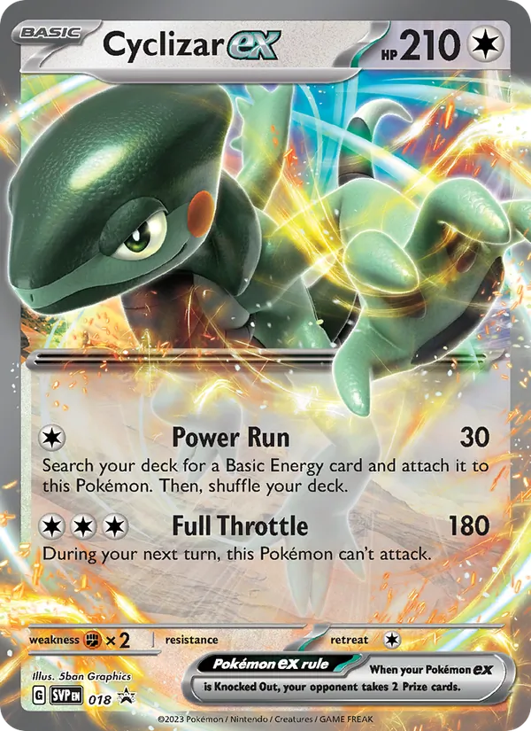 Cyclizar EX, Play! Pokémon Prize Pack Series Three 018