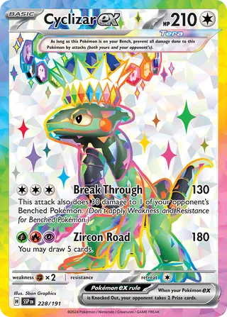 Cyclizar EX, Surging Sparks 228/191