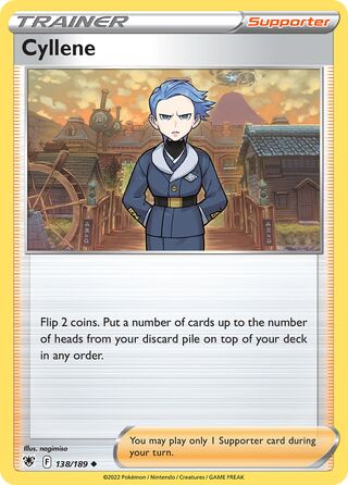 Cyllene, Play! Pokémon Prize Pack Series Three 138/189