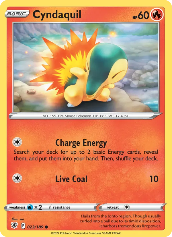 Cyndaquil, Astral Radiance 023/189